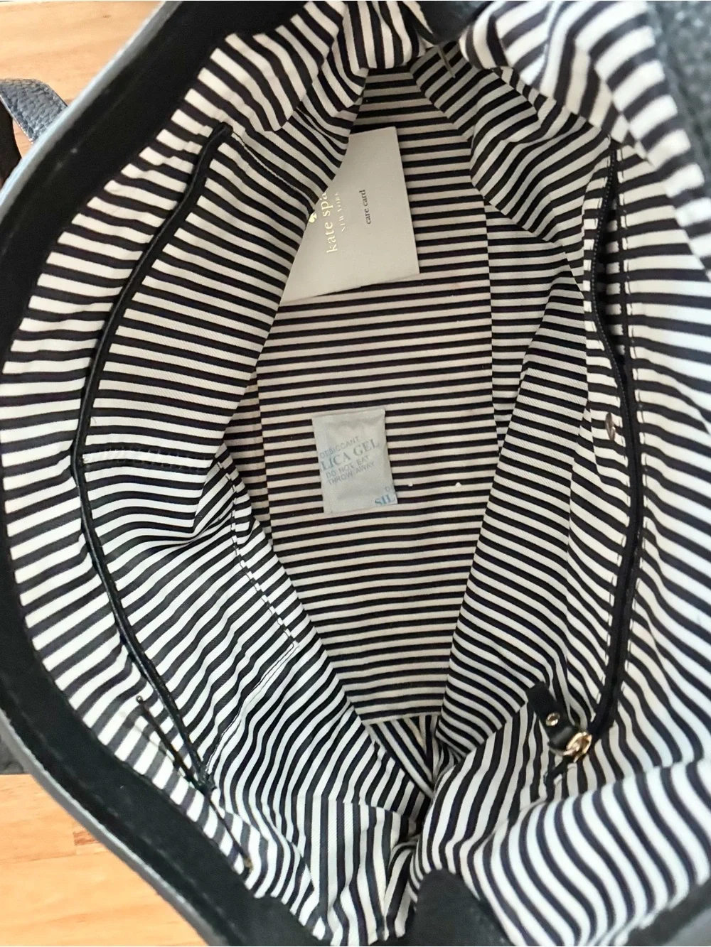 kate spade Two-Tone Black and Cream Shoulder Bag
